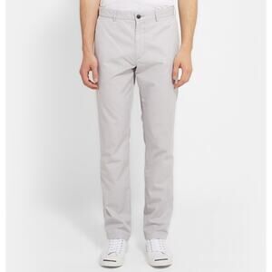 Club Monaco Davis Slim Fit Cotton Chino Pants Mens Size 31/32 Gray Office Casual